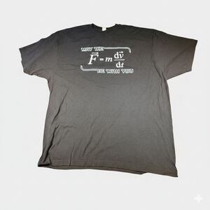 Star Wars May The Force Be With You Shirt Size XXL Math Humor